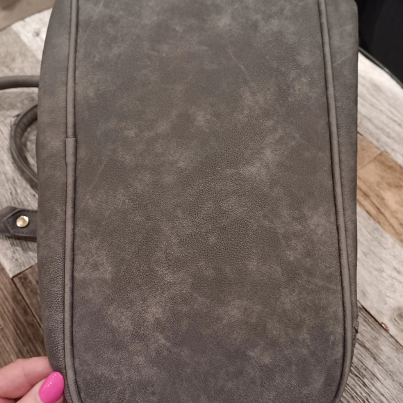 Gray Pleather Bag - Picture 3 of 8